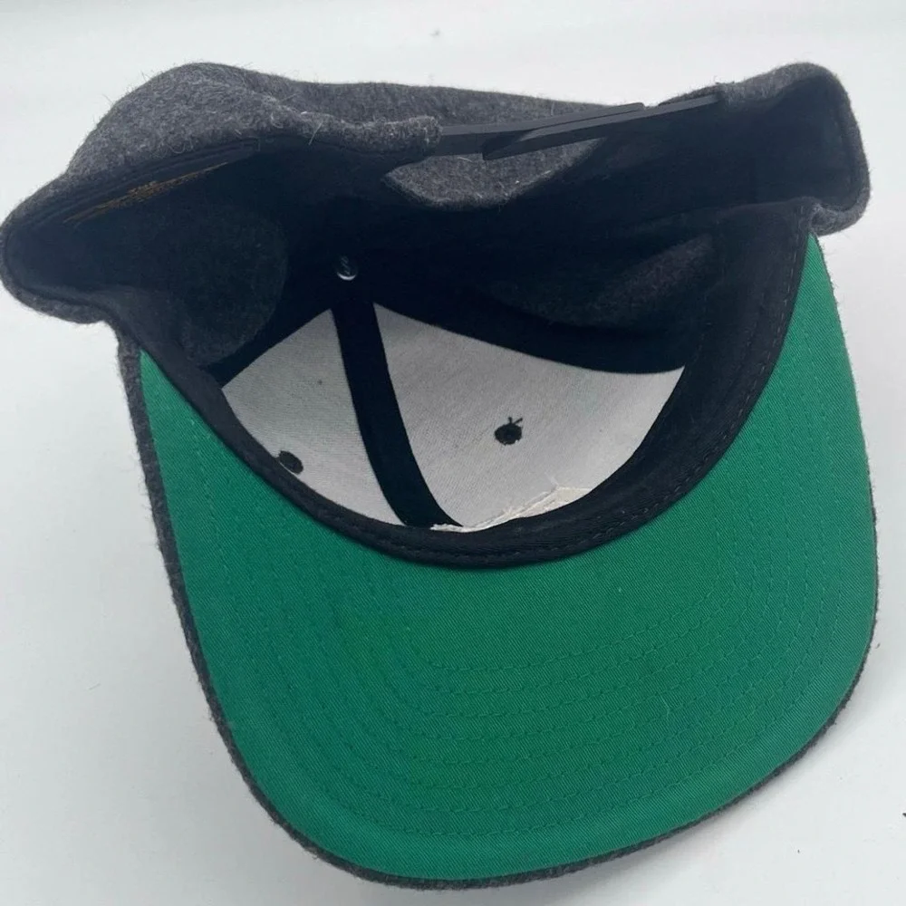 Bier Zot Beer Logo Hat‎ The Classics Yupoong Snapback Cap Gray Wool Blend